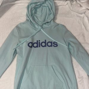 Adidas jacket, blue